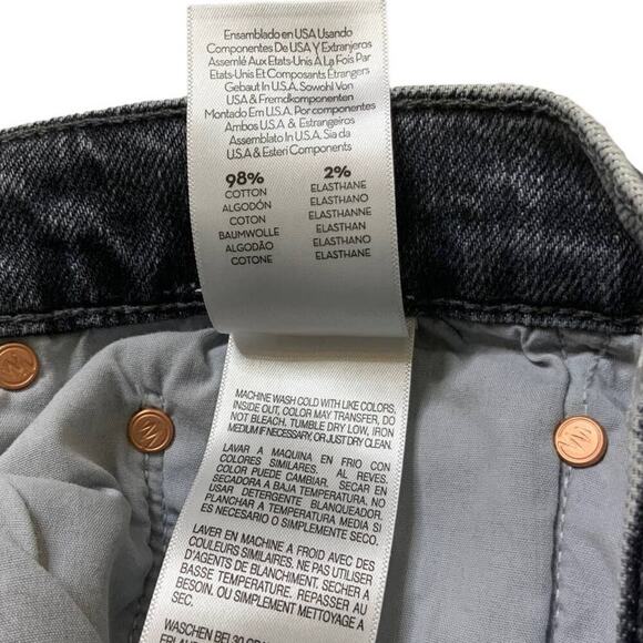 Mother Superior Jeans Womens 33x25 The Ditcher Crop Show Acid Wash Streetwear - Picture 12 of 16